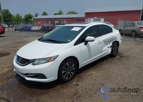 2015 Honda Civic Ex z USA, uszkodzony, nr VIN 19XFB2F84FE298999